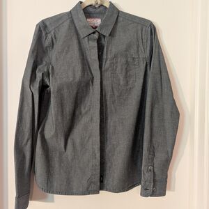 Giro Gray Button Down Shirt Classic Style